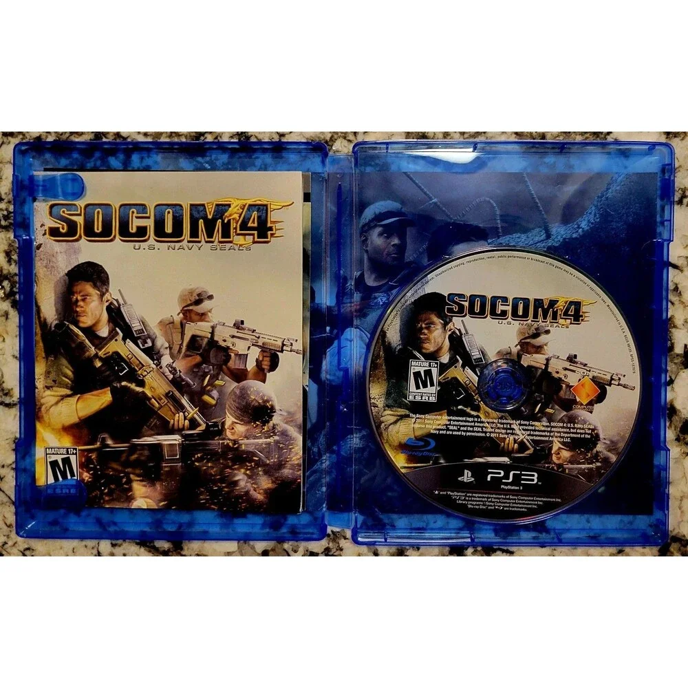 SOCOM 4: U.S. Navy SEALs (Sony PlayStation 3 PS3, CIB, TESTED, MANUAL, FAST SHIP